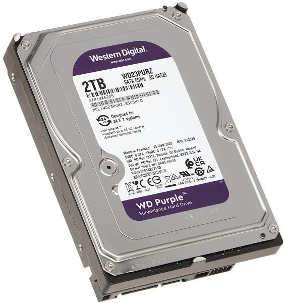 Western Digital WD23PURZ 2TB 3,5" purple SATA HDD