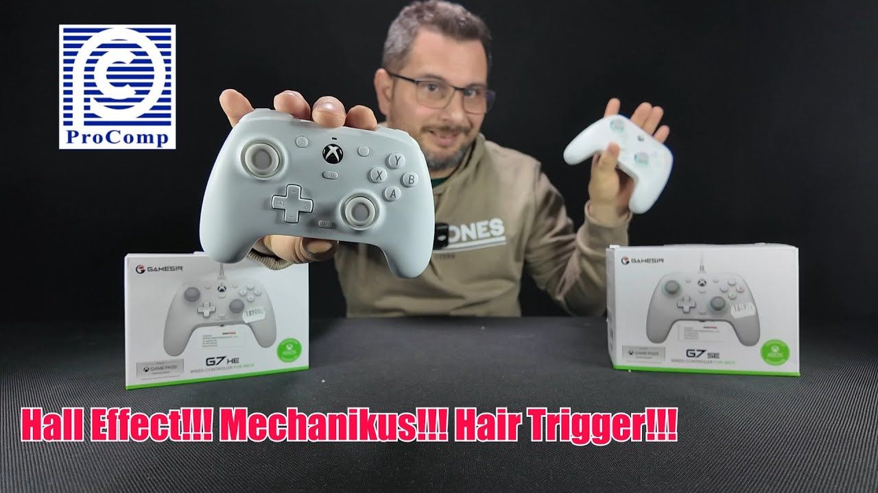 GameSir G7 HE Xbox/PC vezetékes kontroller (fehér)