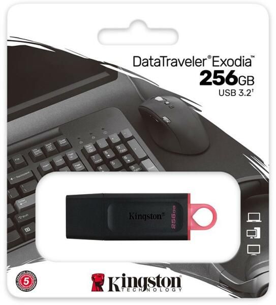 Kingston 256GB Exodia DTXS USB3.2 Pendrive