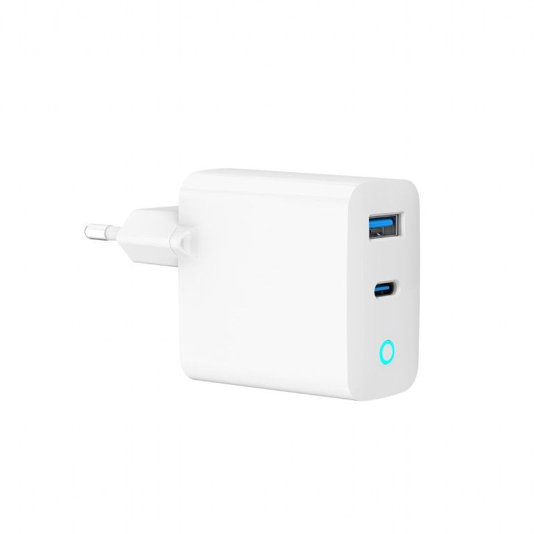 Gembird 2-Port 30W USB gyors töltő fehér TA-UC-PDQC30L-W-01
