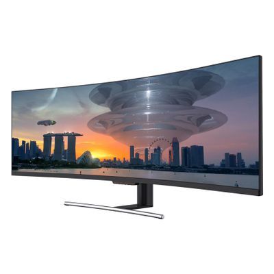 LC Power Curved QLED-Display LC-M49-DFHD-144-C-Q - 124.46 cm (49") - 3840 x 1080 DFHD