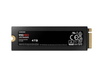 Samsung 990 PRO MZ-V9P4T0CW - SSD - 4 TB - PCIe 4.0 x4 (NVMe)