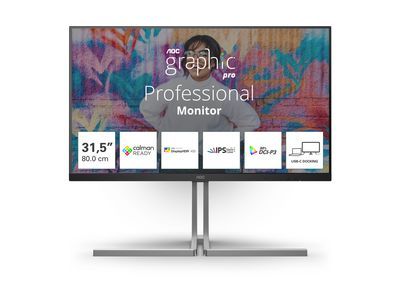 AOC LED monitor Graphic Pro Series U32U3CV - 80 cm (31.5") - 3840 x 2160 4K UHD