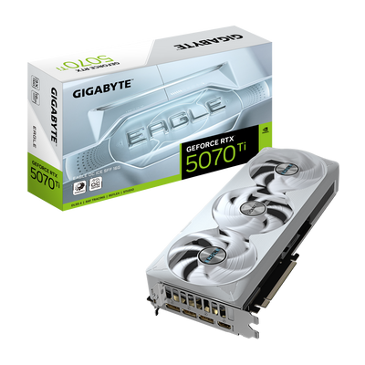 Gigabyte GeForce RTX 5070 Ti EAGLE OC ICE SFF 16G - graphics card - GeForce RTX 5070 Ti - 16 GB