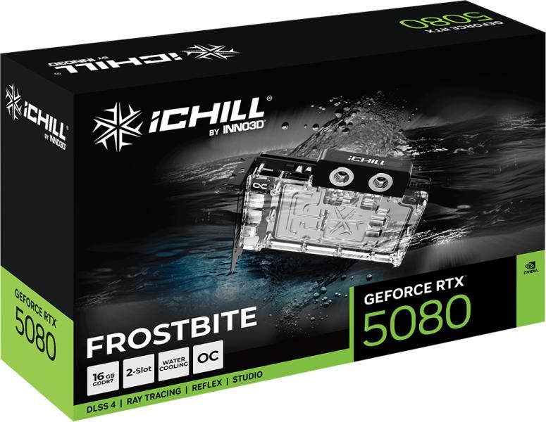 Inno3D iChiLL GeForce RTX 5080 FROSTBITE - graphics card - GeForce RTX 5080 - 16 GB