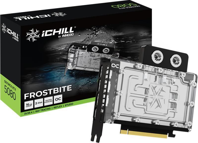 Inno3D iChiLL GeForce RTX 5080 FROSTBITE - graphics card - GeForce RTX 5080 - 16 GB