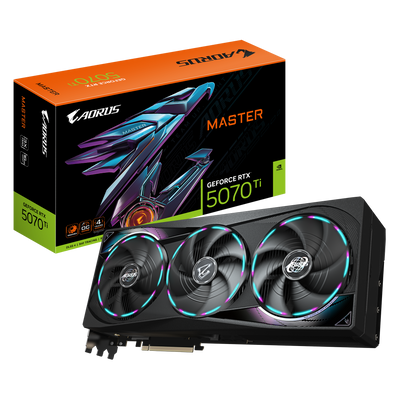 AORUS GeForce RTX 5070 Ti MASTER 16G - OC Edition - graphics card - GeForce RTX 5070 Ti - 16 GB