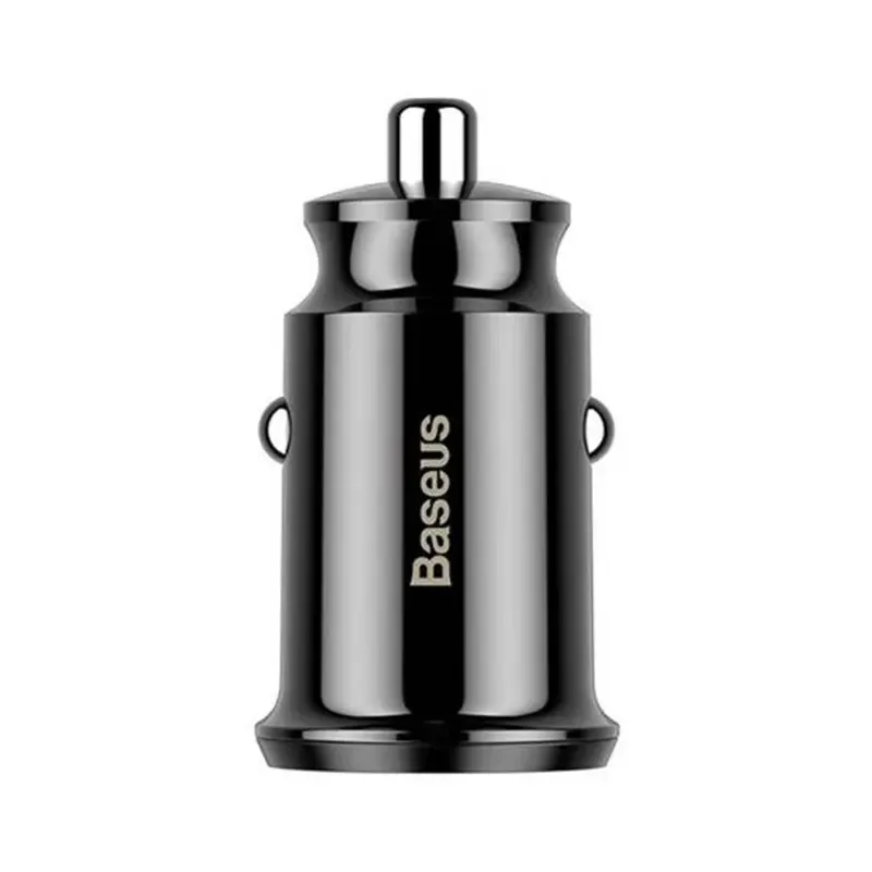 Baseus Grain 2x USB 5V 3.1A autós töltő (fekete)