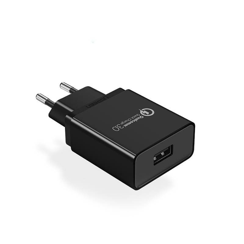 UGREEN CD122 gyorstöltő, 18W, QC 3.0, USB (fekete) UGREEN CD122 gyorstöltő, 18W, QC 3.0, USB (fekete)