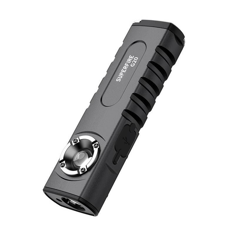 Superfire G20 multifunkciós zseblámpa, 470lm, USB