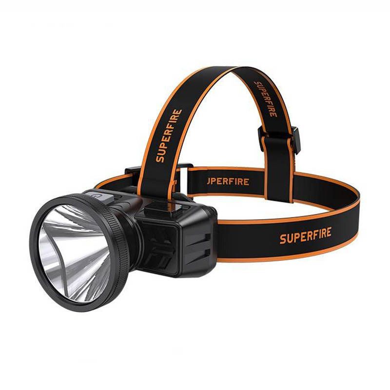 Fejlámpa Superfire HL51 – 160 lm, micro-USB, 4 mód, 300 m