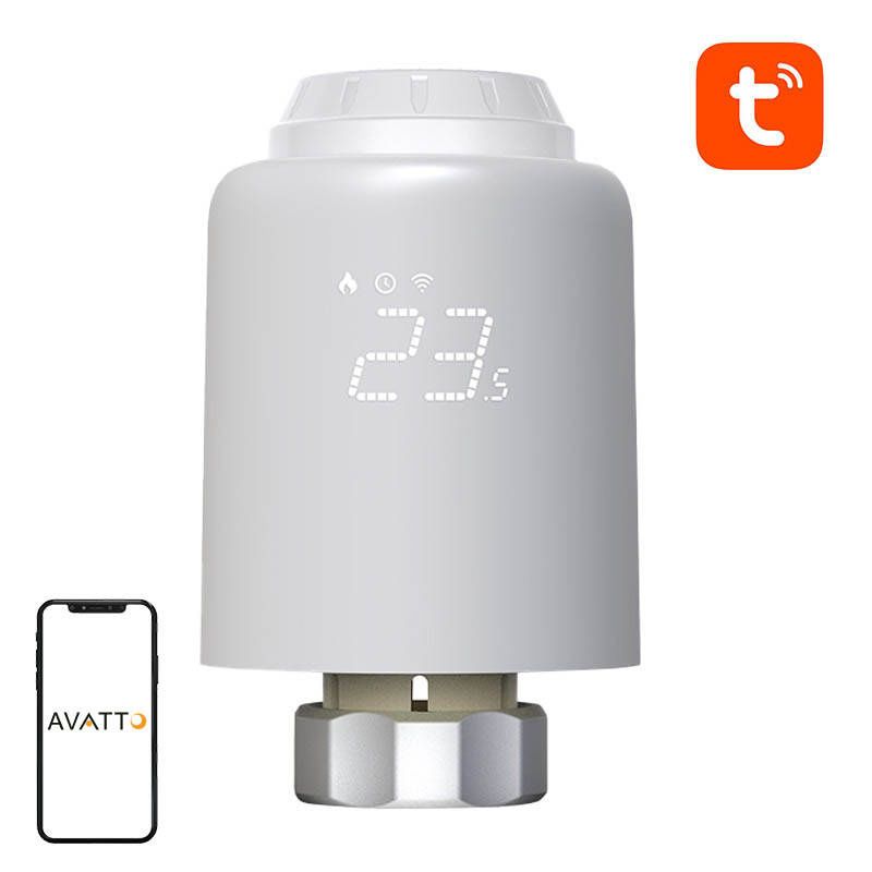 Avatto TRV07 Zigbee 3.0 TUYA intelligens termosztátfej Zigbee 3.0 TUYA