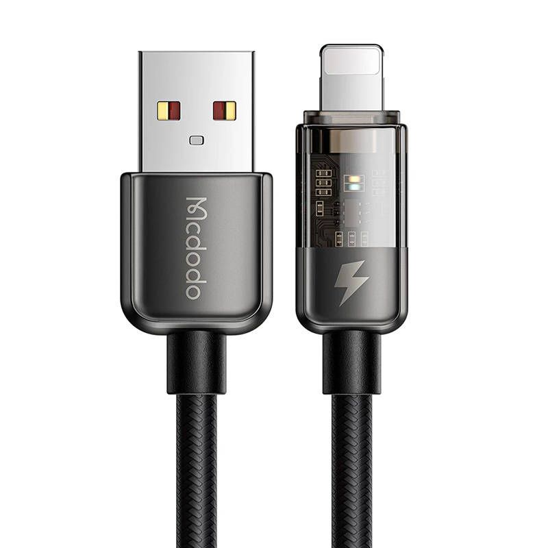 Mcdodo Lightning kábel CA-3140, 12W, 1.2m (fekete)