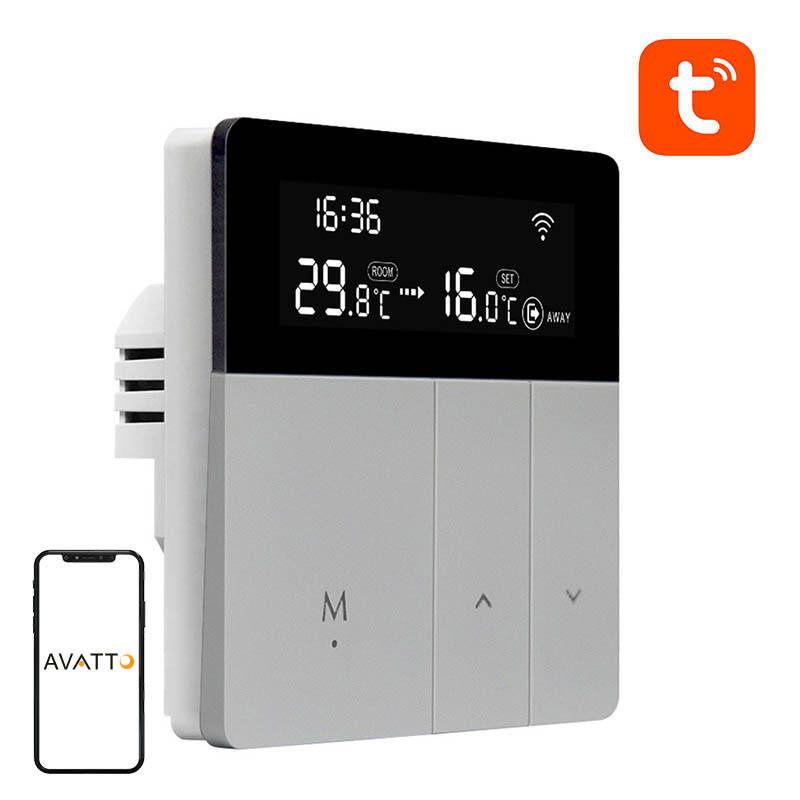 Intelligens vízmelegítő termosztát Avatto WT50 3A Wi-Fi Tuya