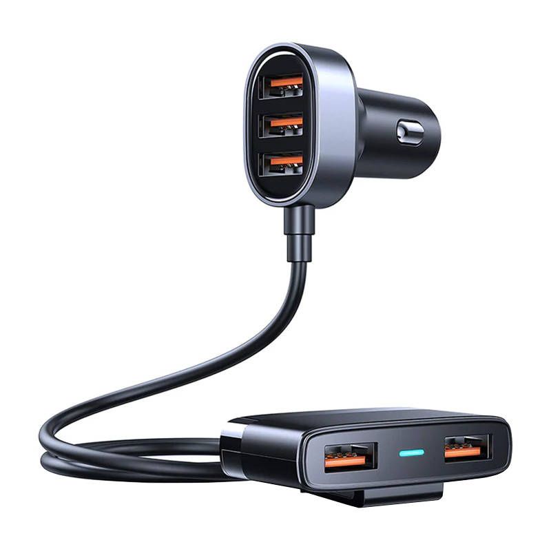 Joyroom autós töltő JR-CL03 5xUSB (fekete)