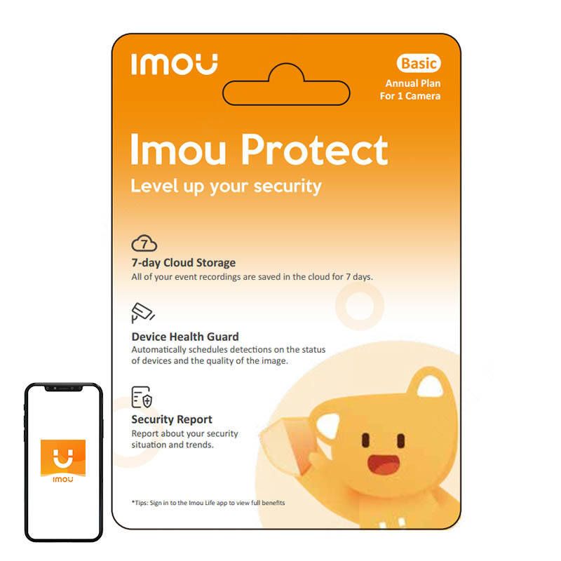 IMOU Protect Basic ajándékkártya (éves terv)