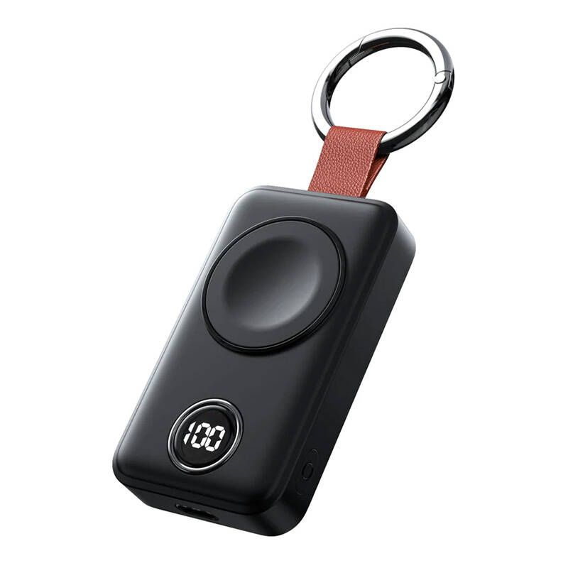 Joyroom JR-WQW01 2000mAh vezeték nélküli okosóra töltő fekete