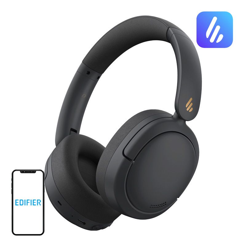 Edifier W800BT Pro vezeték nélküli fejhallgató, ANC (fekete)