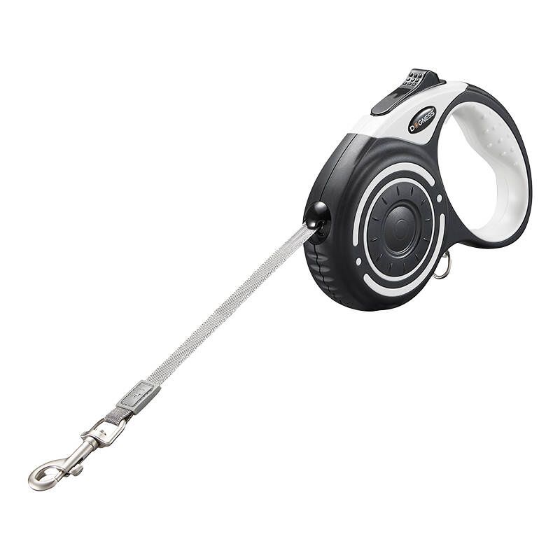 Dogness automata póráz zseblámpával és tartóval (szürke)