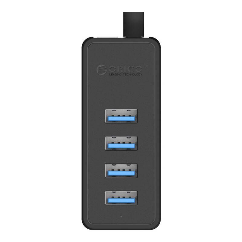 Orico W5P-030 USB-ről 4x USB 3.0 hub adapterre (fekete)