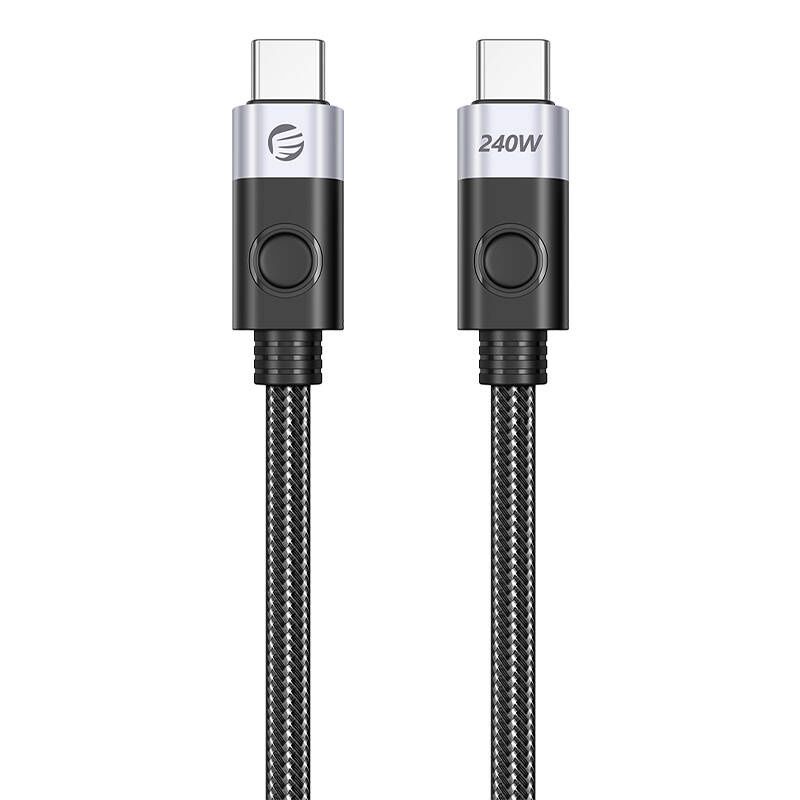 Orico 240W-os USB-C-USB-C töltőkábel, 1,5 m (fekete)