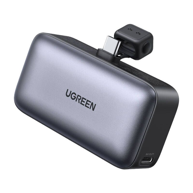 UGREEN Nexode PB503 powerbank, 5000mAh, 20W (szürke)