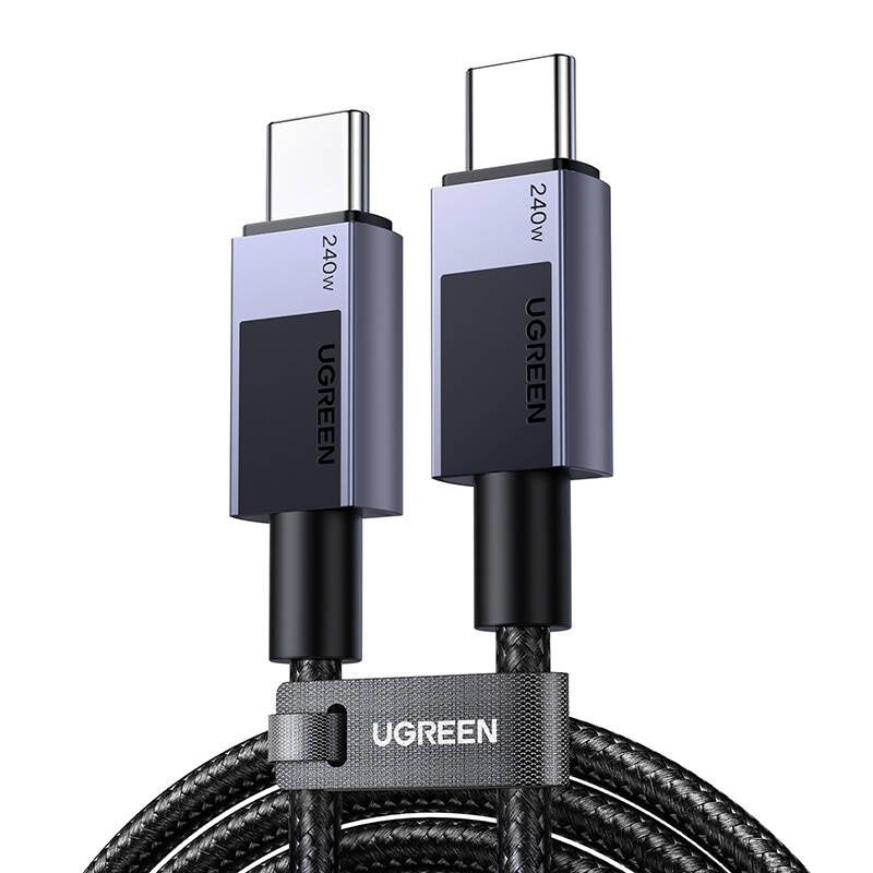 UGREEN L513 USB-C-USB-C PD töltőkábel, 2m (szürke)