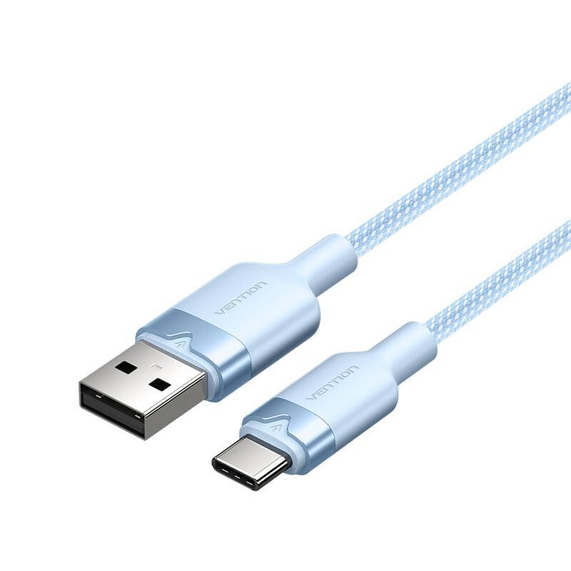 USB 2.0 A - USB-C 3A kábel Vention CTNLH 2M (kék)