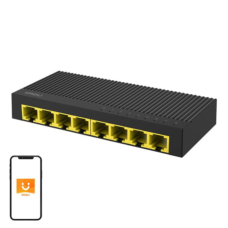 IMOU SG108C 8 portos LAN-kapcsoló IMOU SG108C 8 portos LAN-kapcsoló