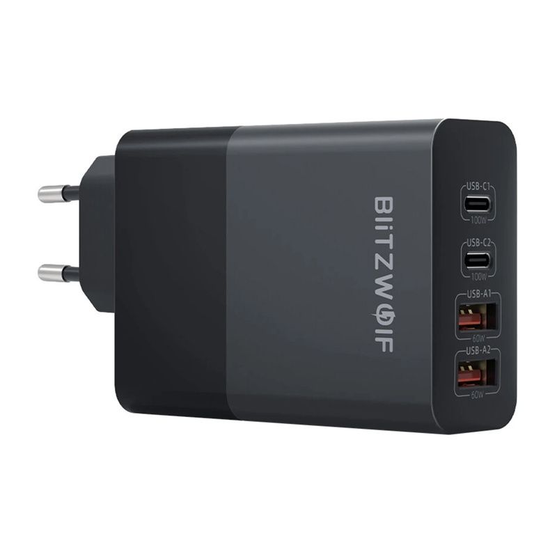 BlitzWolf BW-S29 120W-os hálózati töltő (fekete)