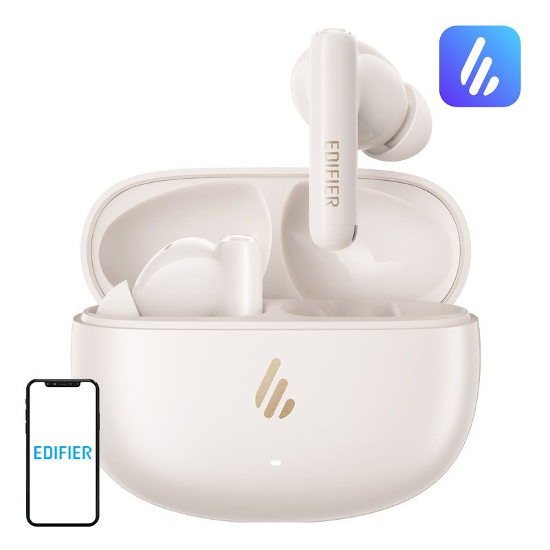 Edifier X5 Pro V25 TWS fejhallgató (bézs) - új 2025