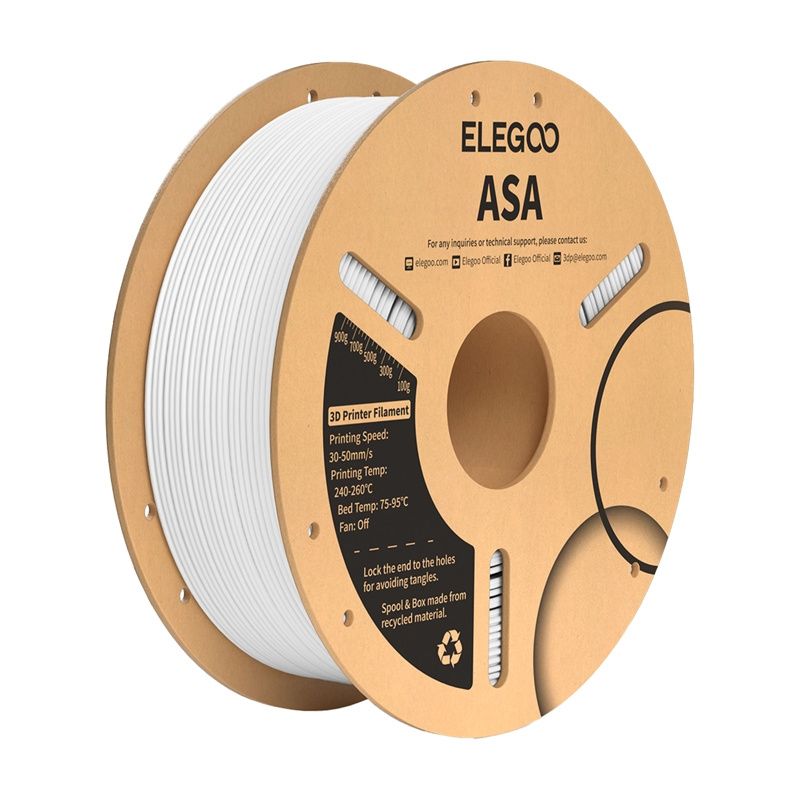 ASA ELEGOO filament (fehér)