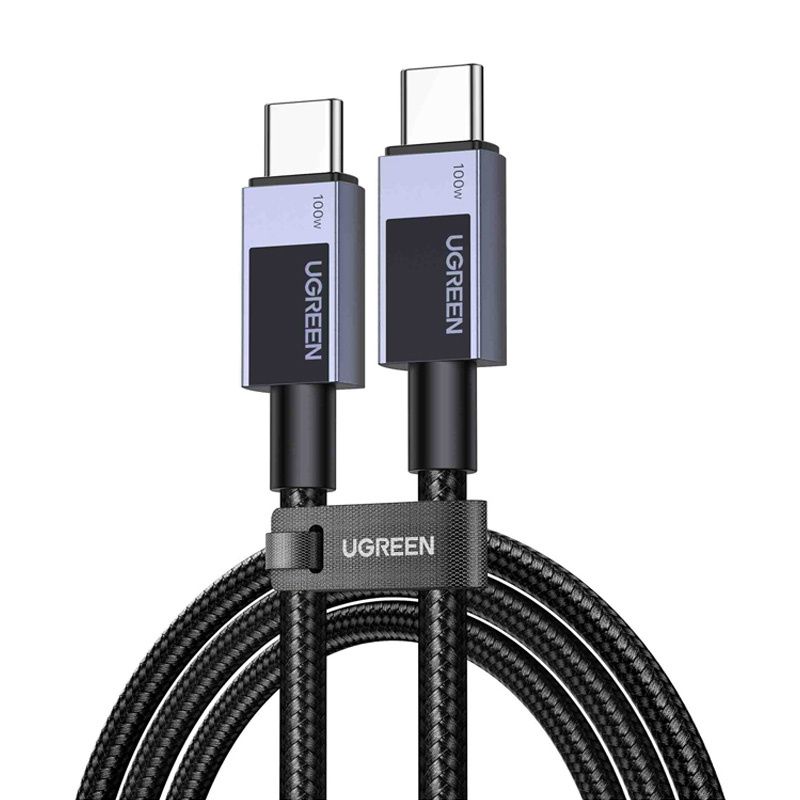 Ugreen L512 USB-C USB-C kábel, Power Delivery, 5A, 1m, 480Mbps (csillagszürke)