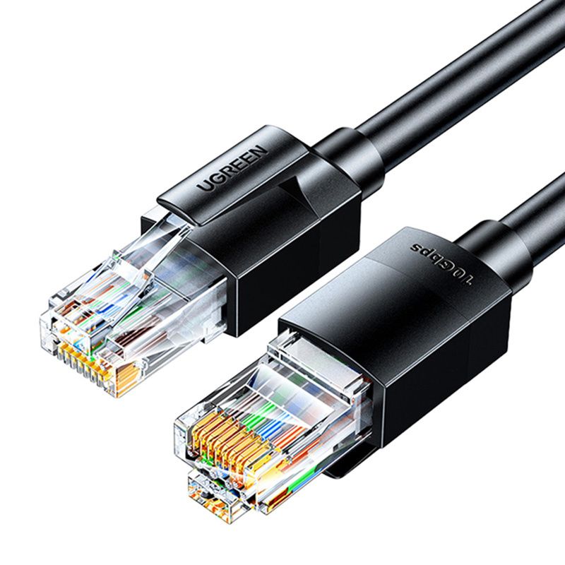 Ethernet kábel Ugreen NW315, Cat6A UTP, 0.5m (czarny)