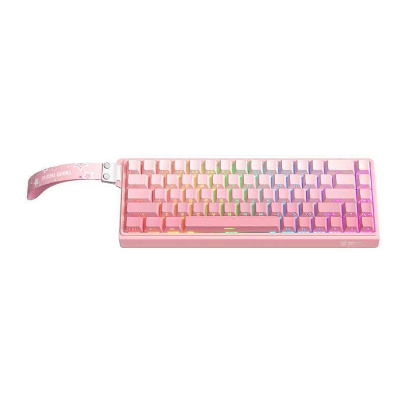 ONIKUMA G69 billentyűzet (rózsaszín) (QWERTY) ONIKUMA G69 billentyűzet (rózsaszín) (QWERTY)