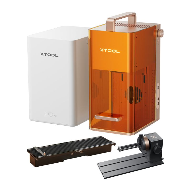 Lézergravírozó gép 2 az 1-ben xTool F2 - Deluxe szett