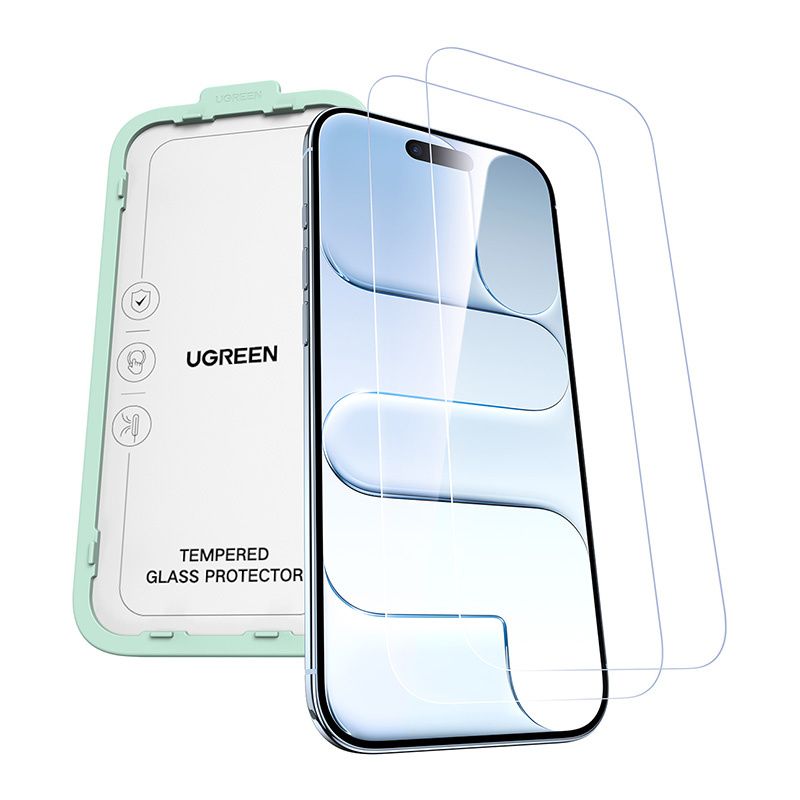 Ugreen SP1142 edzett üveg iPhone 17 Air készülékhez (2 db) Ugreen SP1142 edzett üveg iPhone 17 Air készülékhez (2 db)