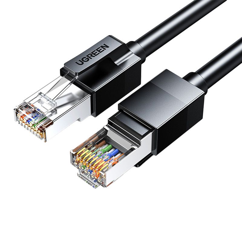 Kábel Ethernet Ugreen NW316, Cat6 F/UTP, 1m (czarny)