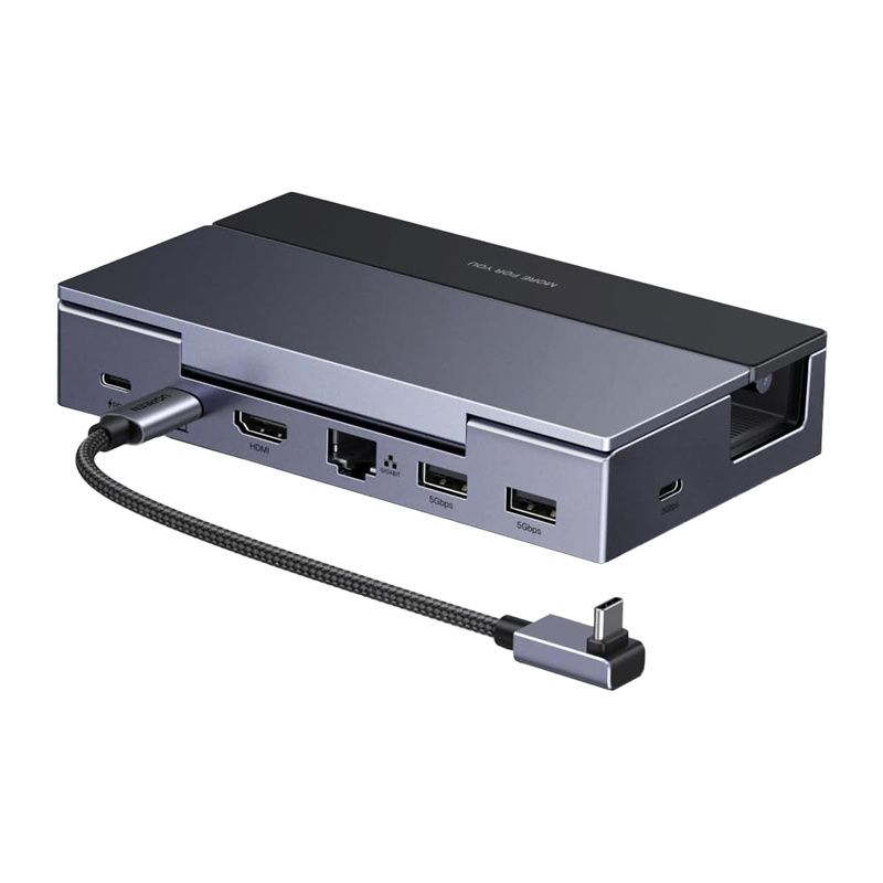UGREEN CM800 6 az 1-ben dokkolóállomás, USB-C, HDMI, USB, RJ45
