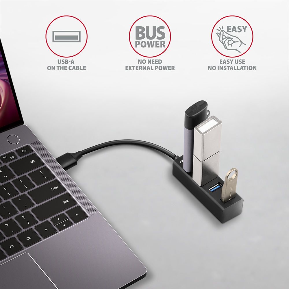 Axagon HUE-M1A 4 port USB 3.2 HUB