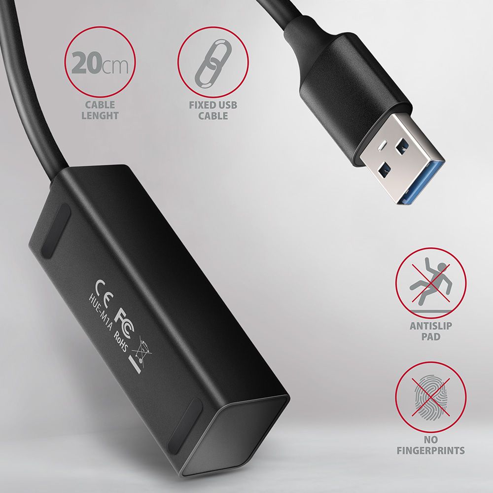 Axagon HUE-M1A 4 port USB 3.2 HUB