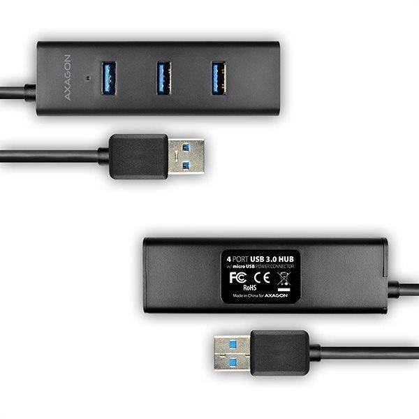 Axagon HUE-S2B 4 port USB3.0 + adapter HUB