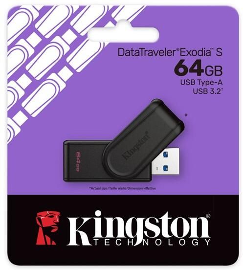 Kingston 64GB Exodia DTXS USB3.2 Pendrive