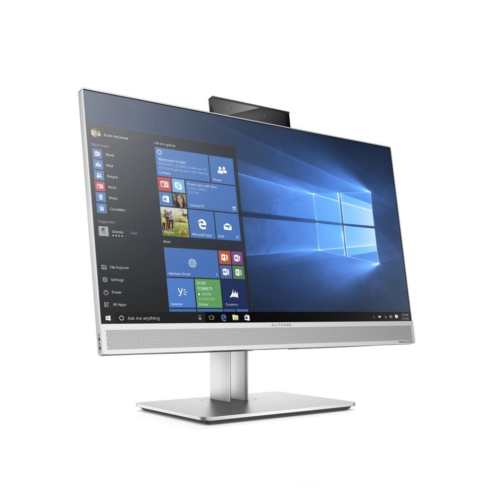 HP EliteOne 800 G4 AiO; Core i5 8500 3.0GHz/16GB RAM/256GB SSD PCIe;DVD-RW/NOcam/23.8"(1920x1080)/Win 11 Pro 64-bit/Height Adjustable