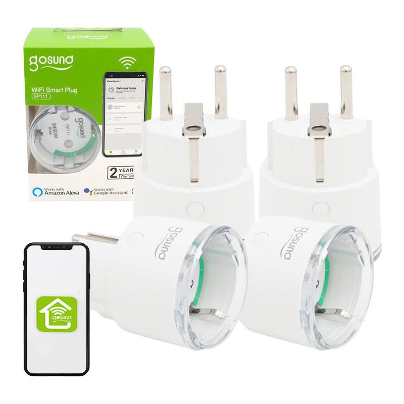 Gosund SP111 3680W 16A WiFi intelligens aljzat (4db)