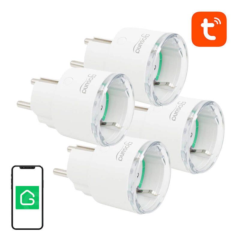 Gosund SP111 3680W 16A WiFi intelligens aljzat (4db) Gosund SP111 3680W 16A WiFi intelligens aljzat (4db)