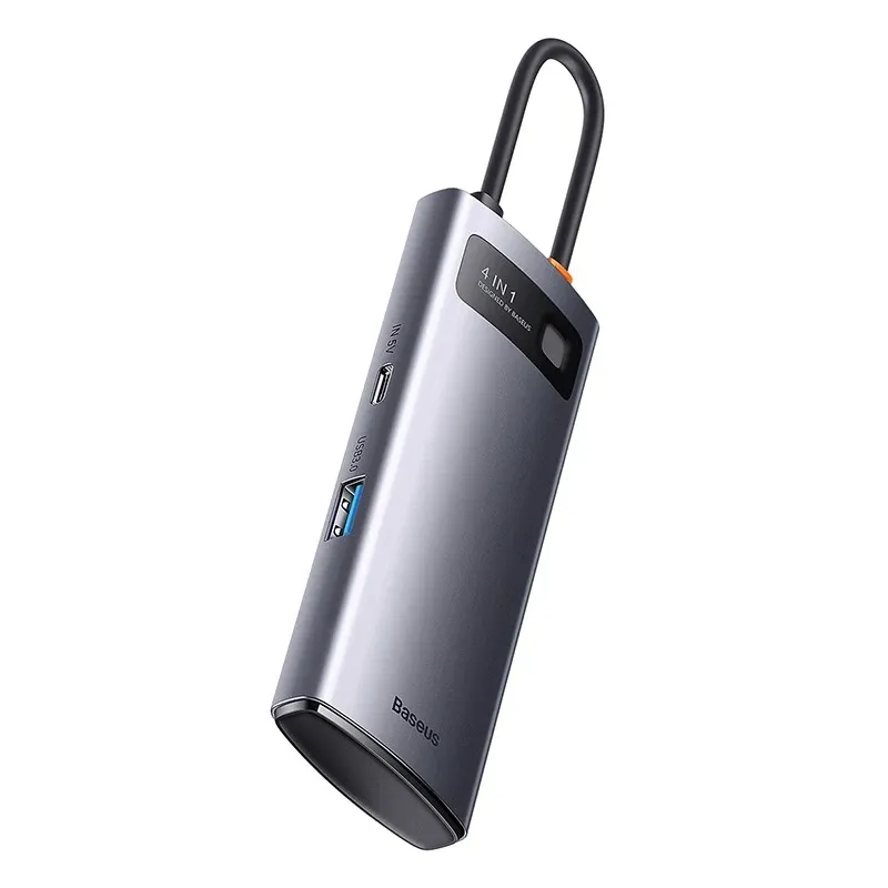 Baseus Metal Gleam Series 4in1 USB-C/4xUSB 3.0 hub