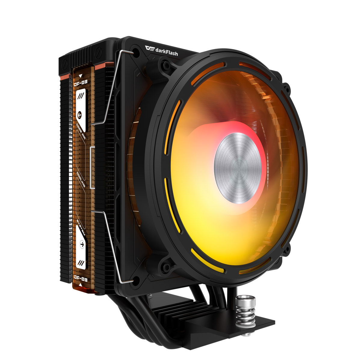 DarkFlash E400 aktív CPU hűtő (fekete)