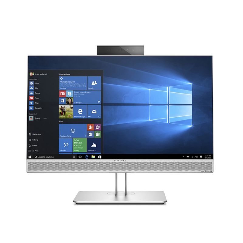 HP EliteOne 800 G4 AiO; Core i5 8500 3.0GHz/8GB RAM/512GB SSD PCIe;DVD-RW/webcam/cardreader/23.8"(1920x1080)/Win 11 Pro 64-bit/Height Adjustable