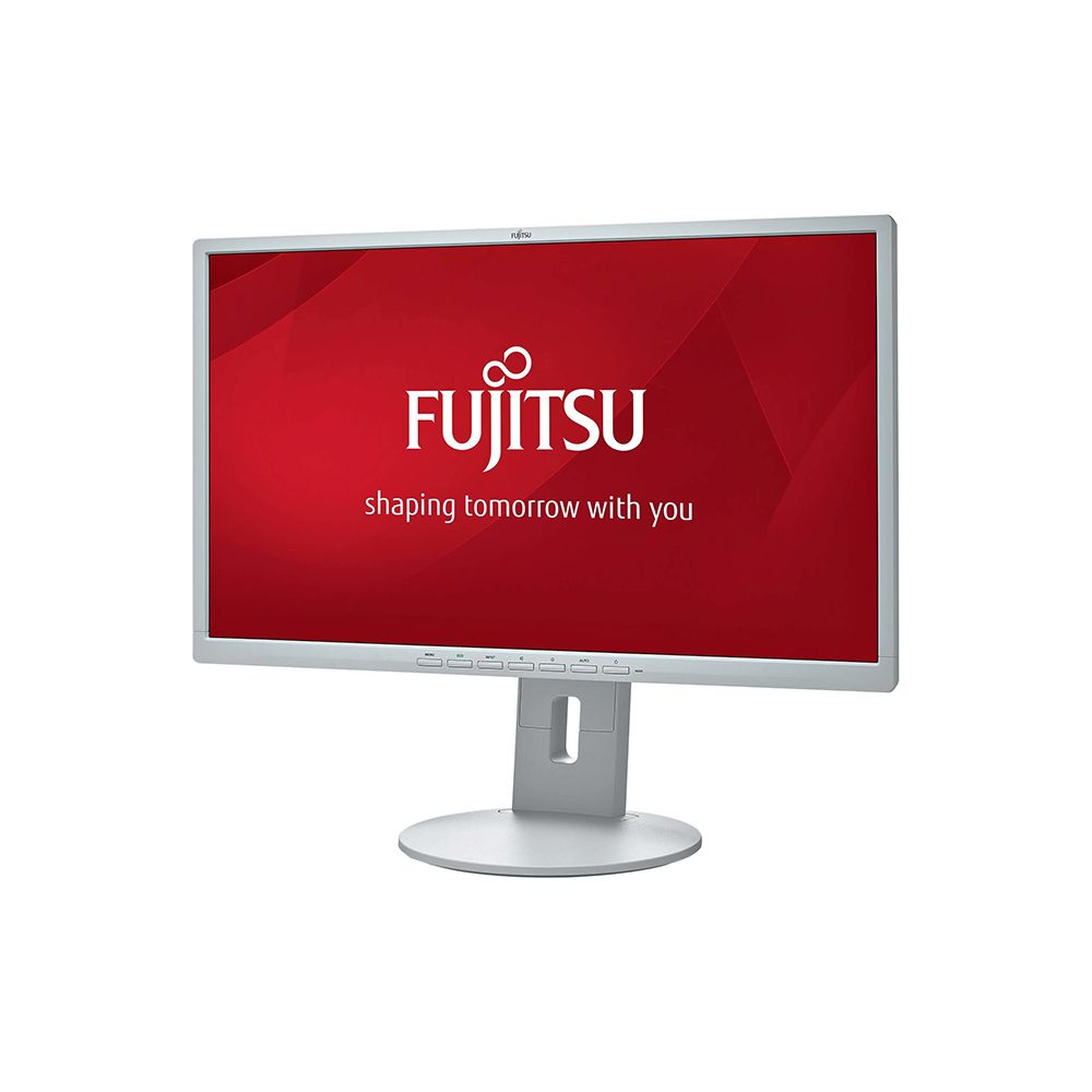 LCD Fujitsu 23.8" B24-8 TE Pro; white, yellowed plastic;1920x1080, 1000:1, 250 cd/m2, VGA, DVI, DisplayPort, USB Hub, Speakers, AG